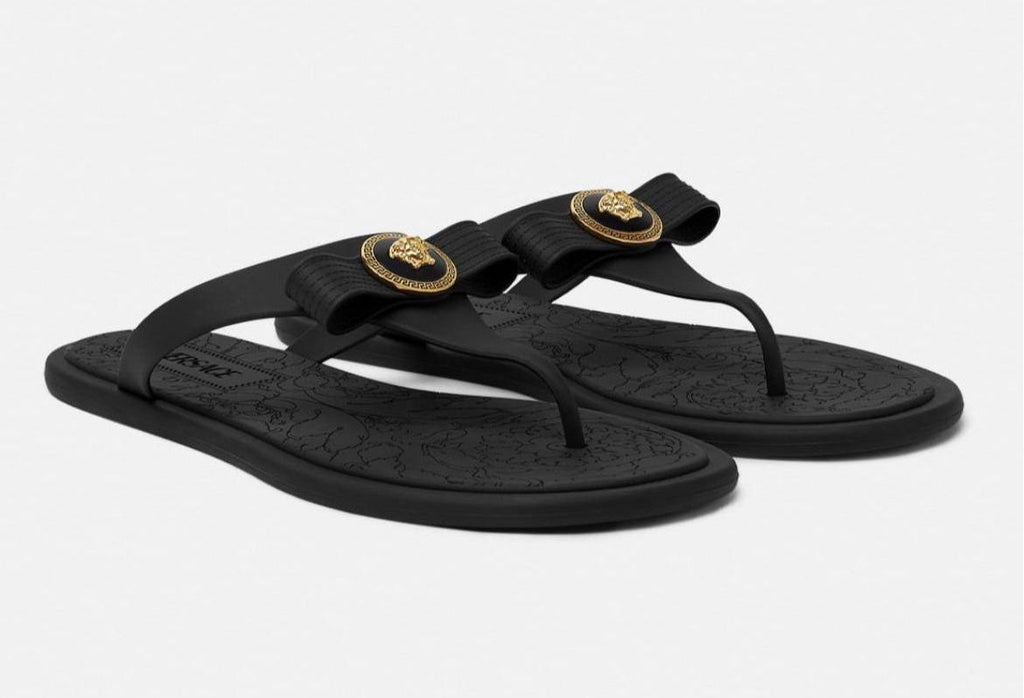 La Medusa Bow Thong Sandals