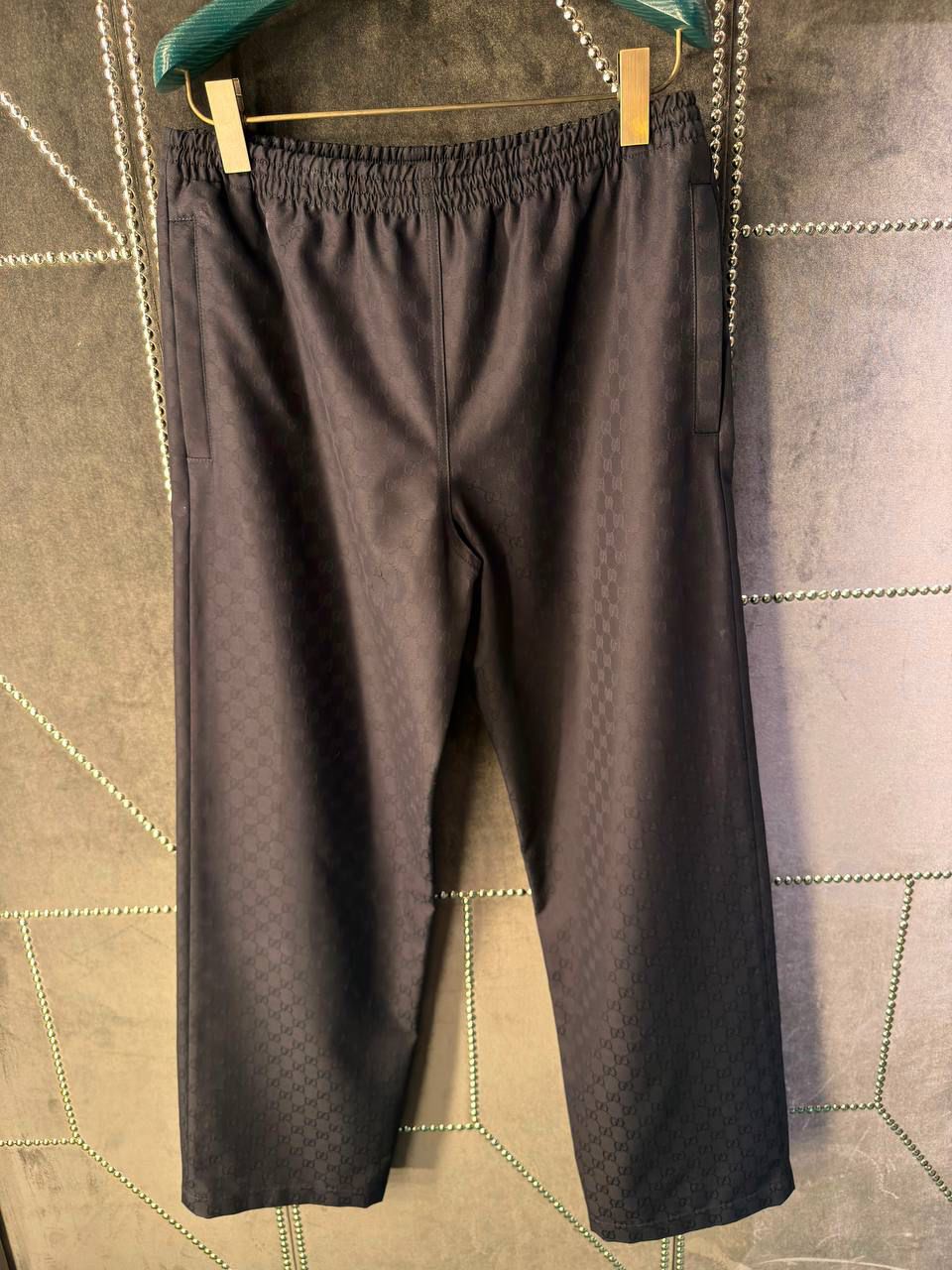 GG Monogram Elastic Waist Trousers