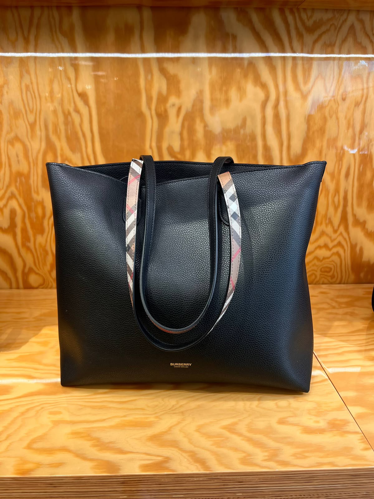 Grainy Leather Tote Bag
