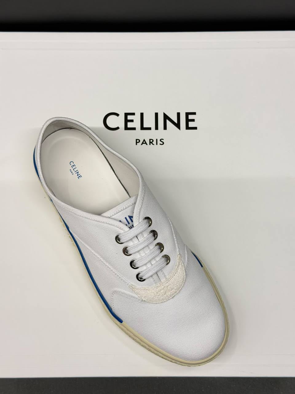 Low Lace-Up Sneaker in Canvas