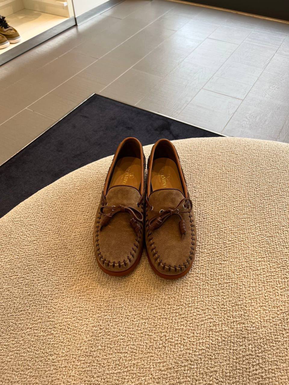 Garavani Suede Moccasins