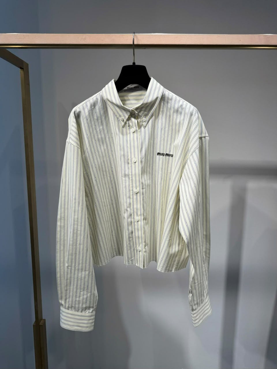 Striped Poplin Shirt