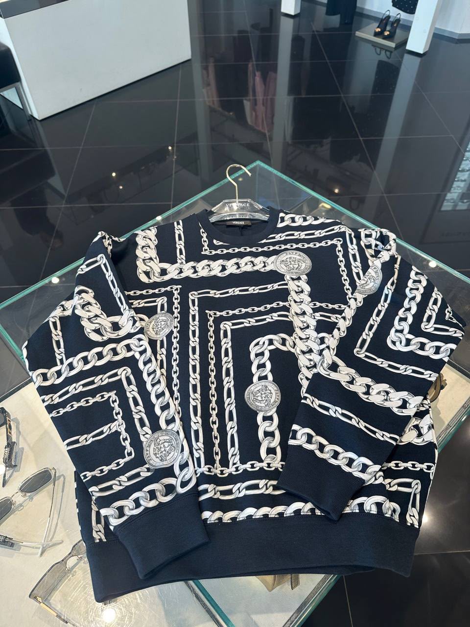 Chain Print Sweatshirt
