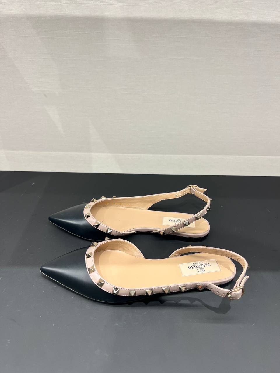 Rockstud Slingback Flat