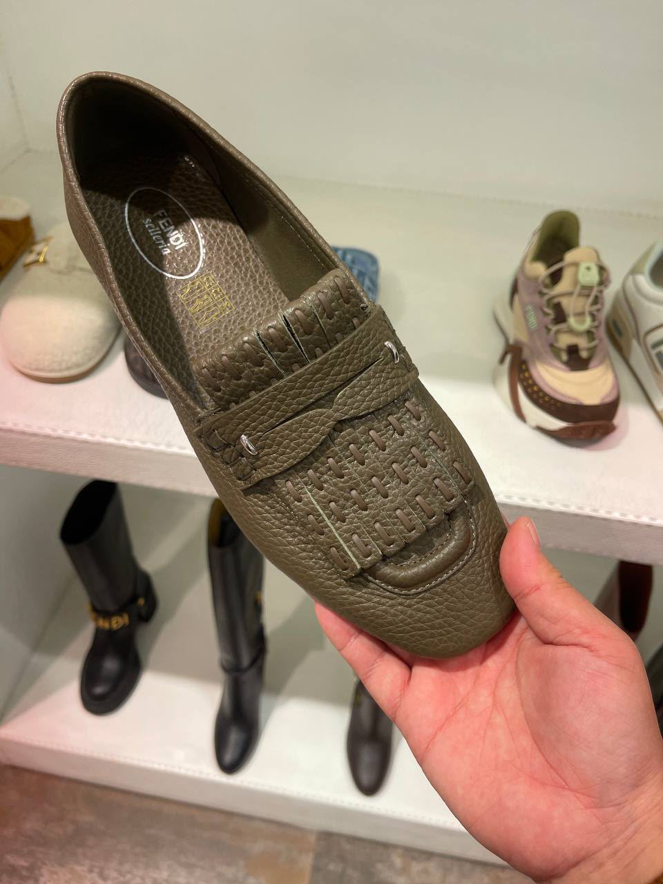Selleria Woven Leather Loafers