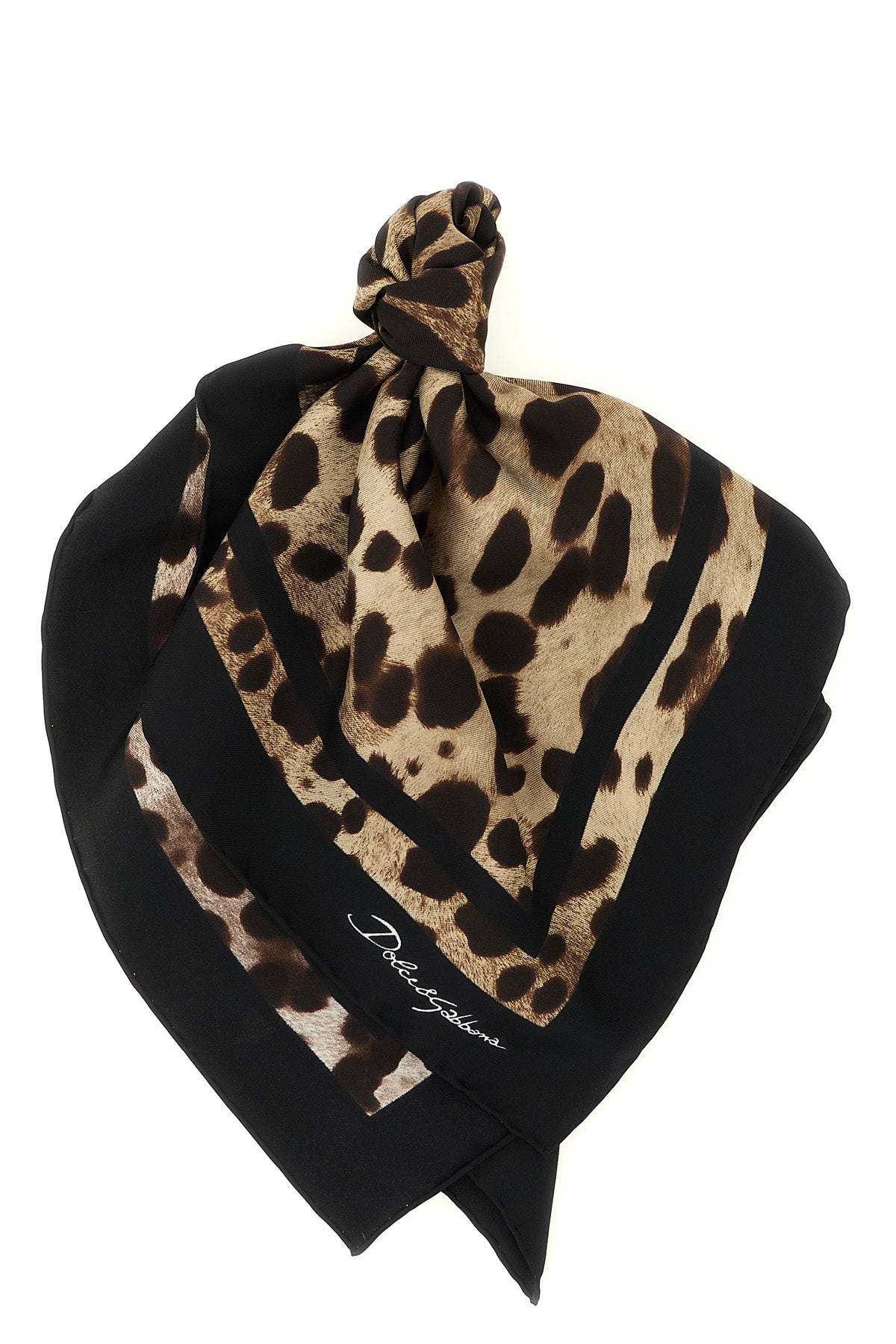 Leopard-print scarf