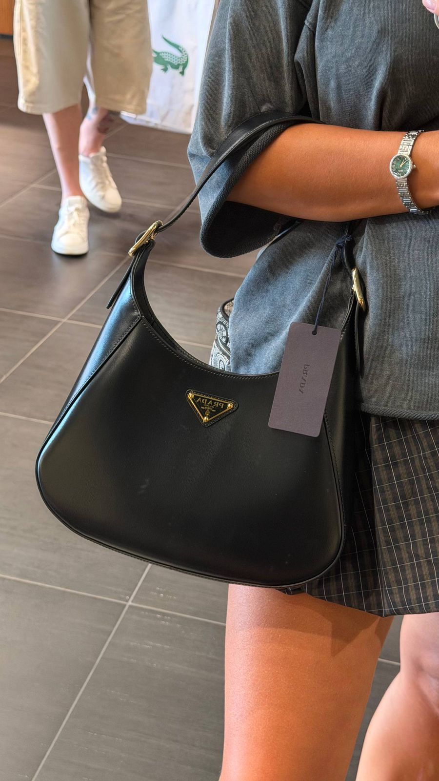 Cleo Brushed Leather Shoulder Bag