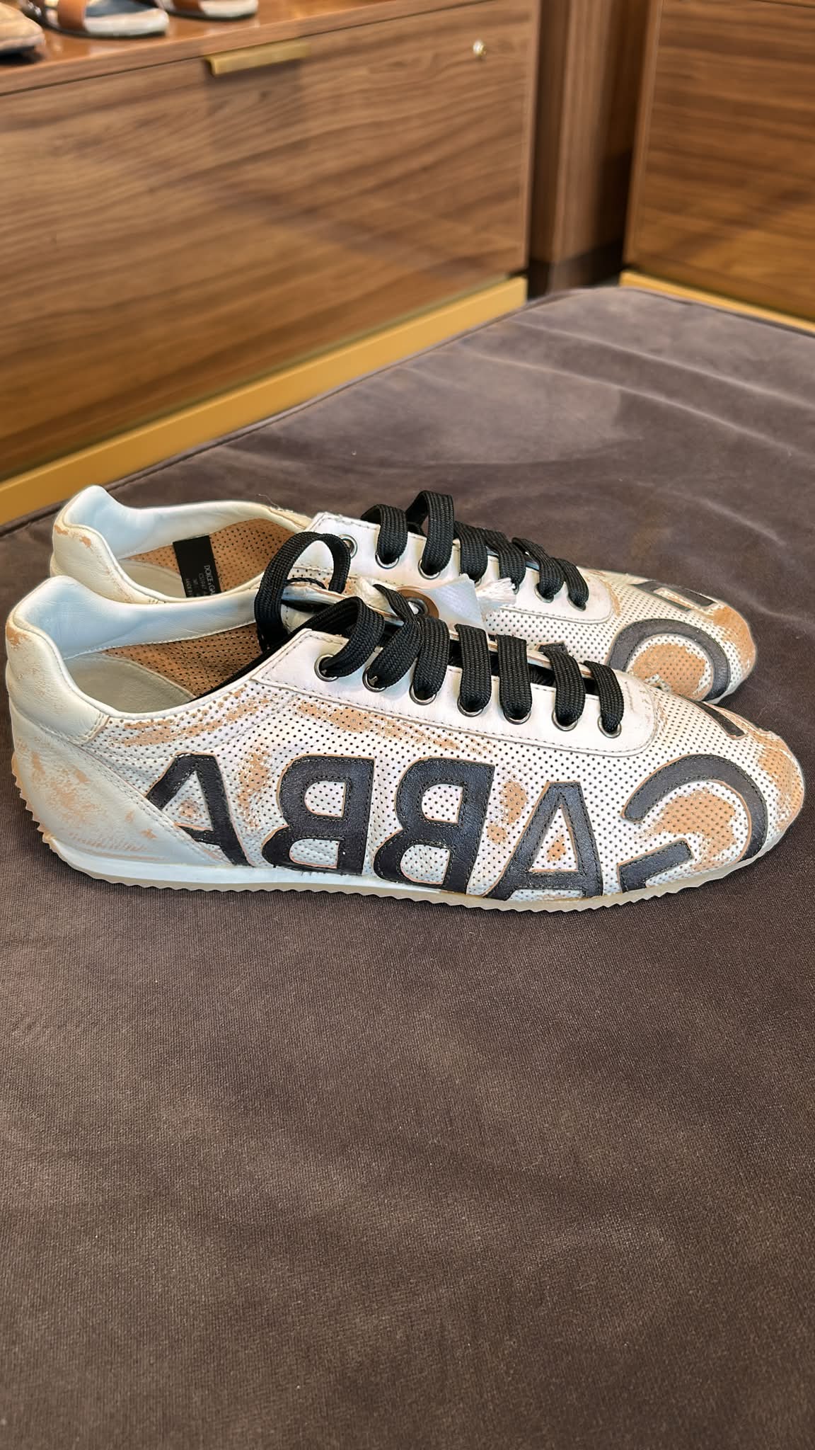 DG Logo Perforated Sneakers