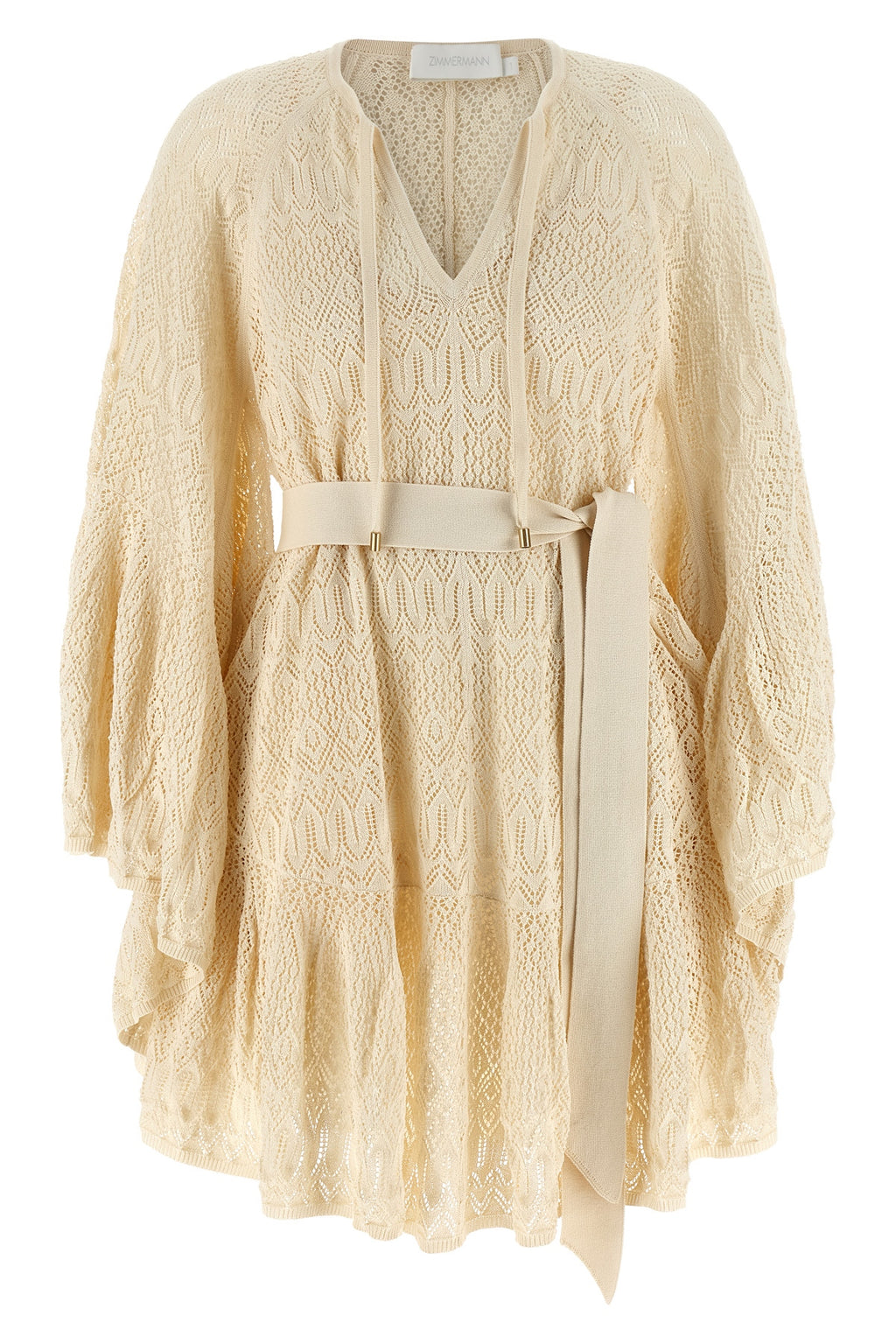 ZIMMERMANN 'Coco Pointelle Lace' dress For Women 58% paper yarn, 42% polyester