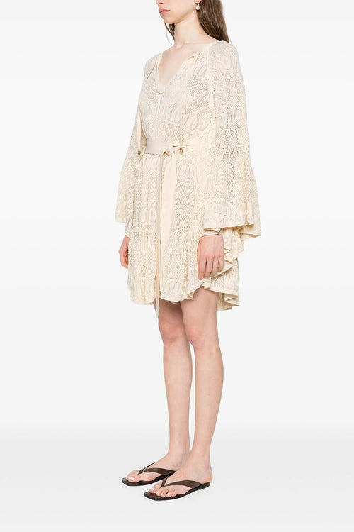 ZIMMERMANN 'Coco Pointelle Lace' dress For Women 58% paper yarn, 42% polyester