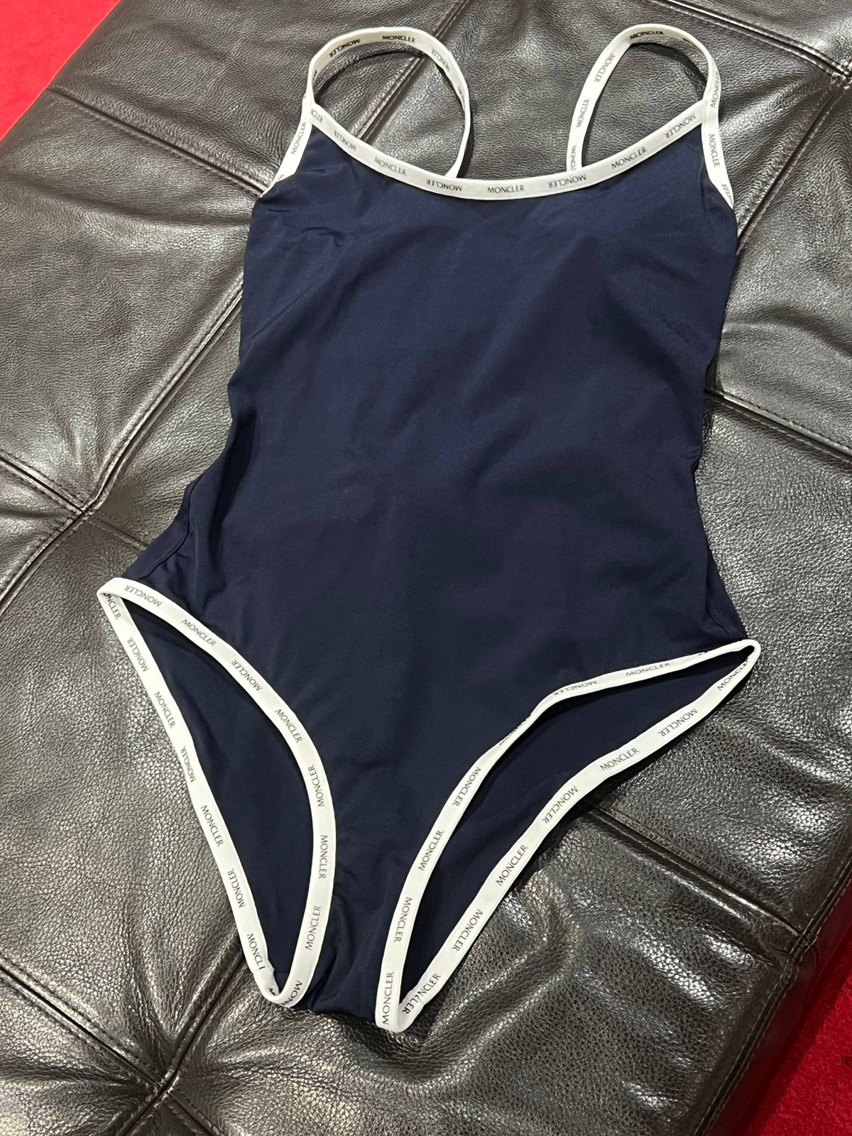 Moncler Logo-Trimmed One-Piece Swimsuit