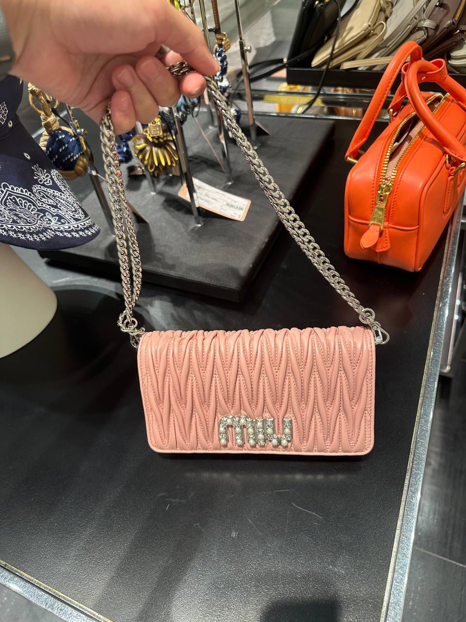Matelassé Nappa Leather Mini Bag