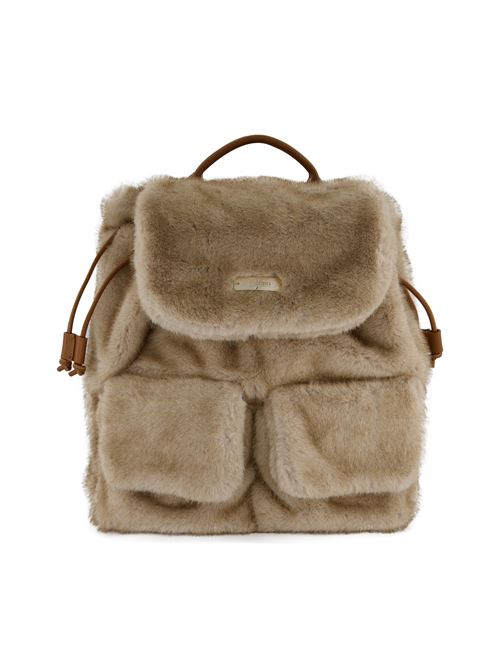 Max Mara Faux Fur Backpack