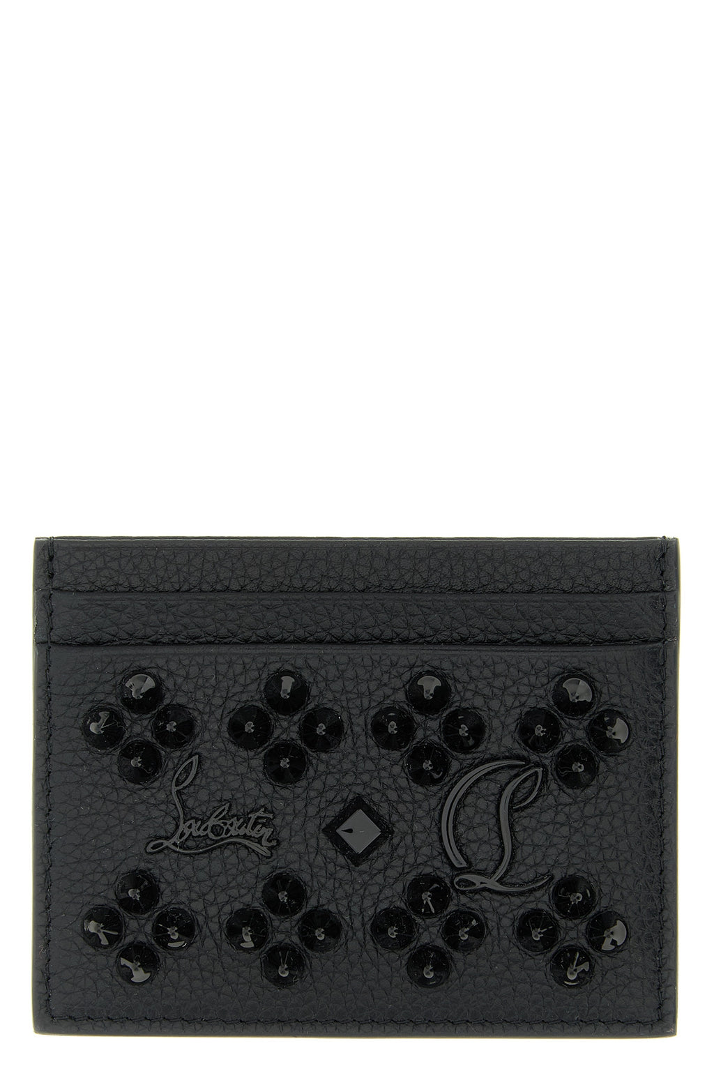 CHRISTIAN LOUBOUTIN 'Kios’ card holder For Women 100% calf leather (bos taurus)