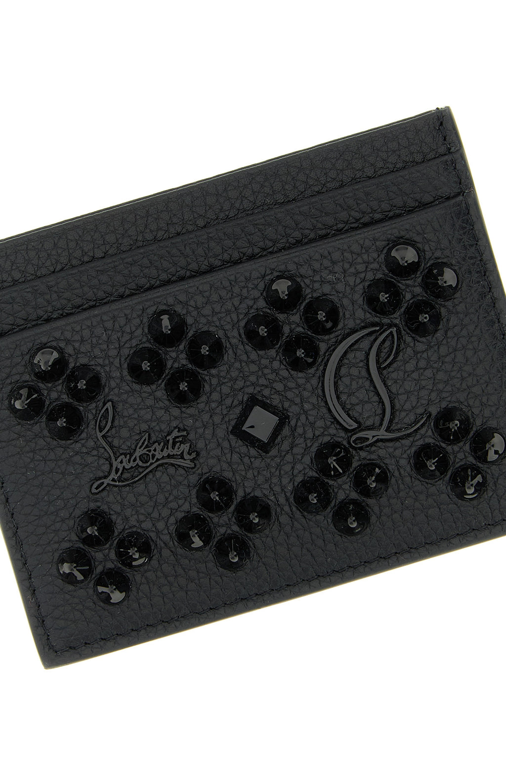 CHRISTIAN LOUBOUTIN 'Kios’ card holder For Women 100% calf leather (bos taurus)