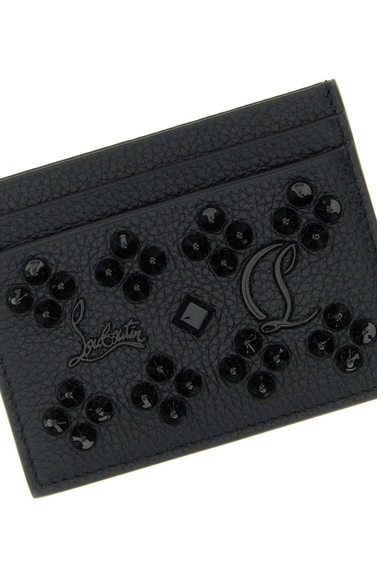 CHRISTIAN LOUBOUTIN 'Kios’ card holder For Women 100% calf leather (bos taurus)