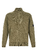 'Lambswool GRS' cardigan with Lens detail