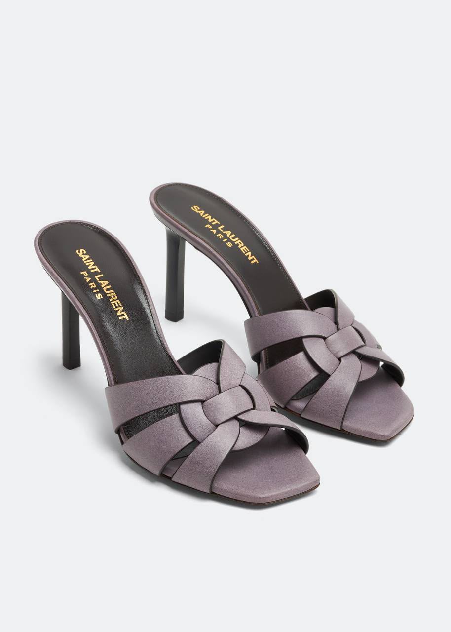 Tribute Mules in Smooth Leather
