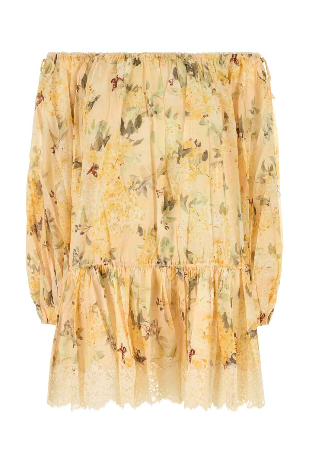 ZIMMERMANN CASCADIAN TIERED MINI DRESS For Women Exterior: 100% Cotton