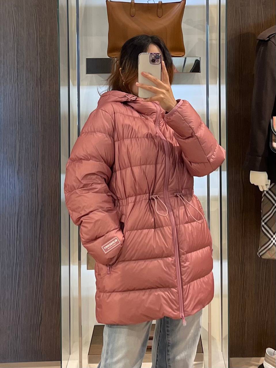Drawcord Waist Puffer Jacket