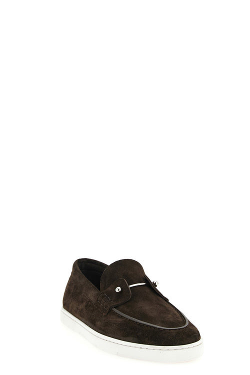CHRISTIAN LOUBOUTIN 'Chambeliboat' sneakers For Men 100% calfskin leather (Bos Taurus)