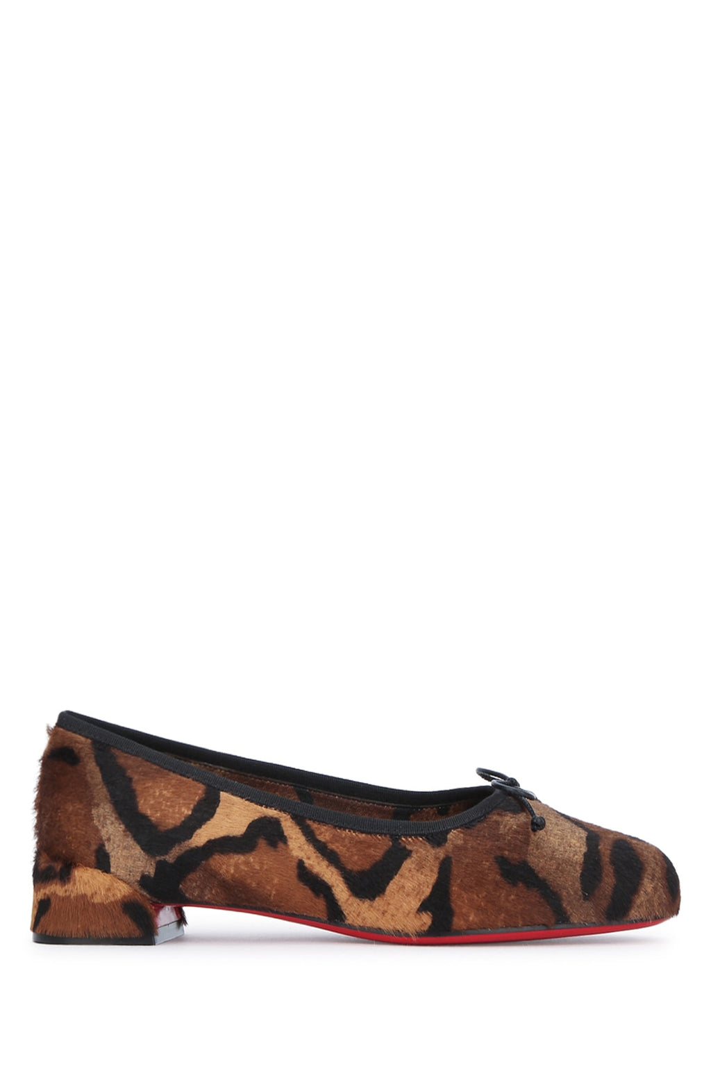 CHRISTIAN LOUBOUTIN SWEETIE JANE FLAT PONY BENGALI/GG/LIN For Women 100% LEATHER / SOLE: CALF