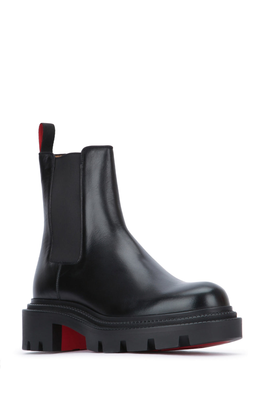 CHRISTIAN LOUBOUTIN DEVON COLLEGE FLAT CALF For Men 100% LEATHER / SOLE: CALF