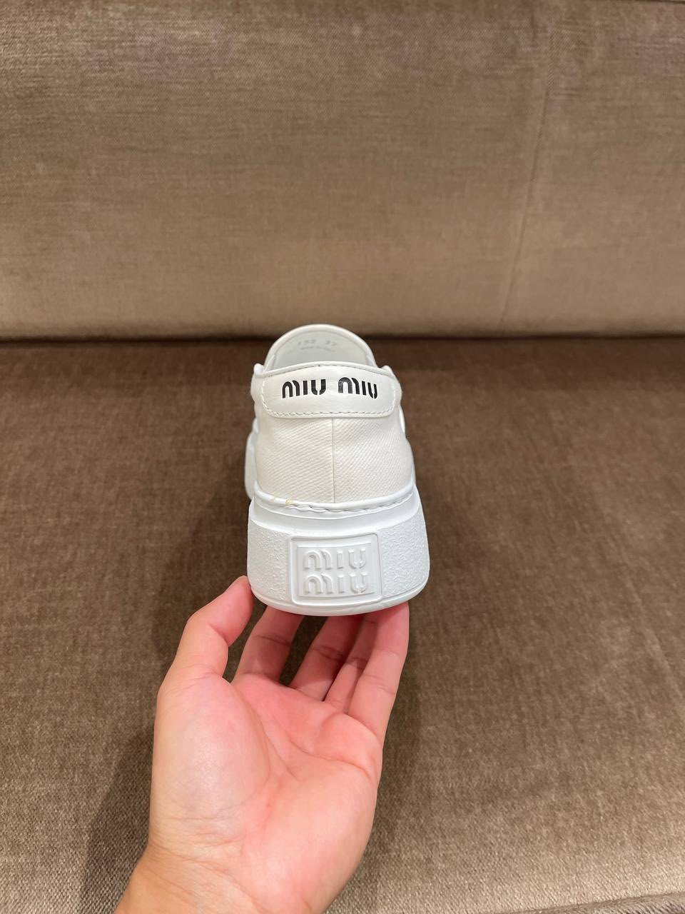 Canvas slip-on sneakers