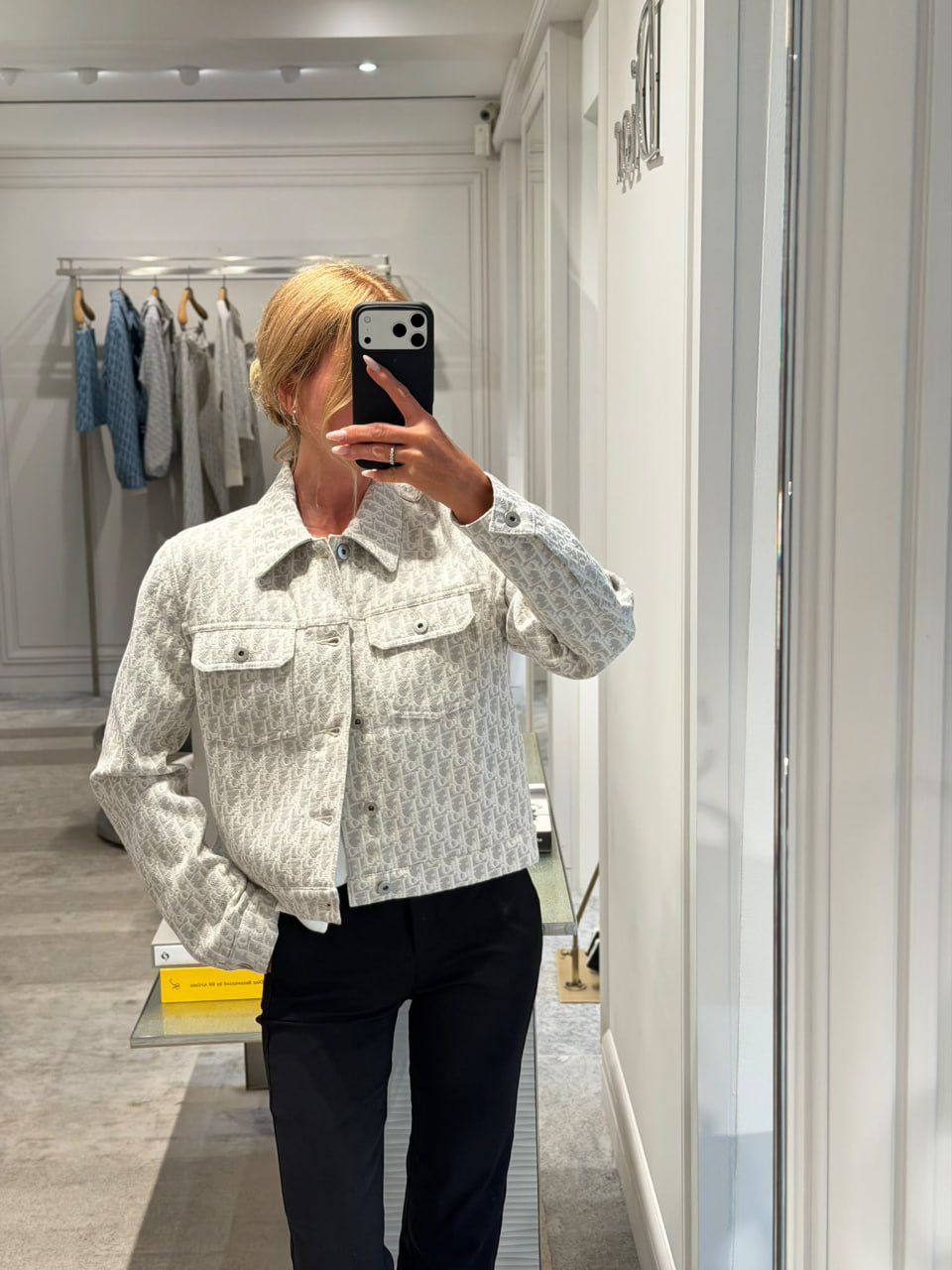 Oblique Denim Jacket
