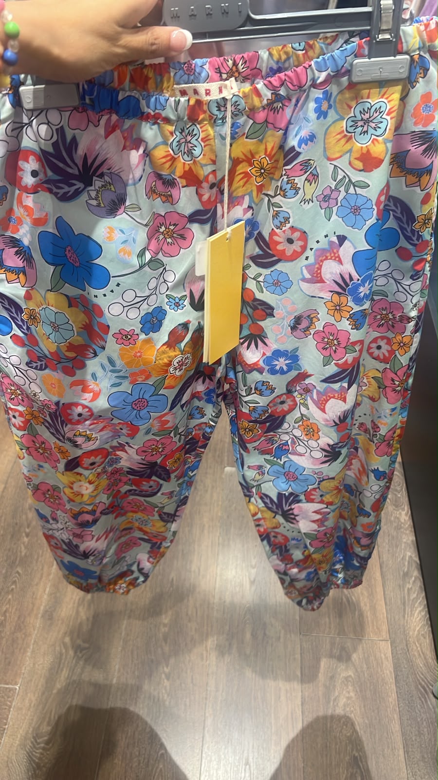 Floral Print Elasticated Trousers
