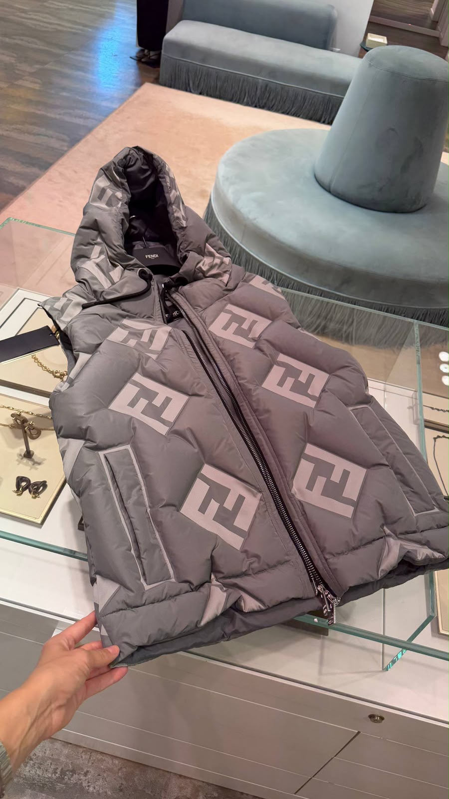 FF Logo Puffer Vest