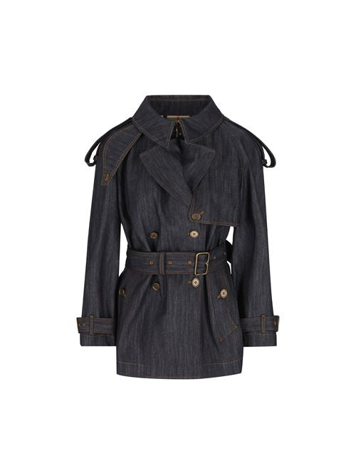 Trench realizzato in denim