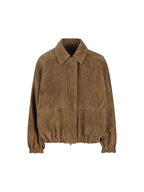 Giacca realizzata in vera pelle