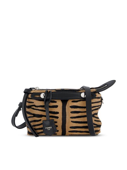Minibag in pelle effetto cavallino