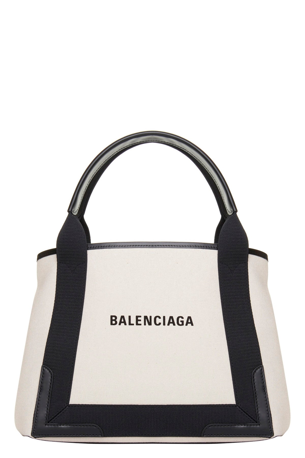BALENCIAGA 'Navy cabas' small shopping bag For Women 100% CANVAS