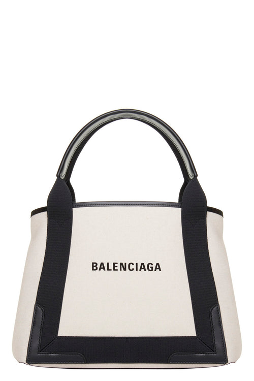 BALENCIAGA 'Navy cabas' small shopping bag For Women 100% CANVAS