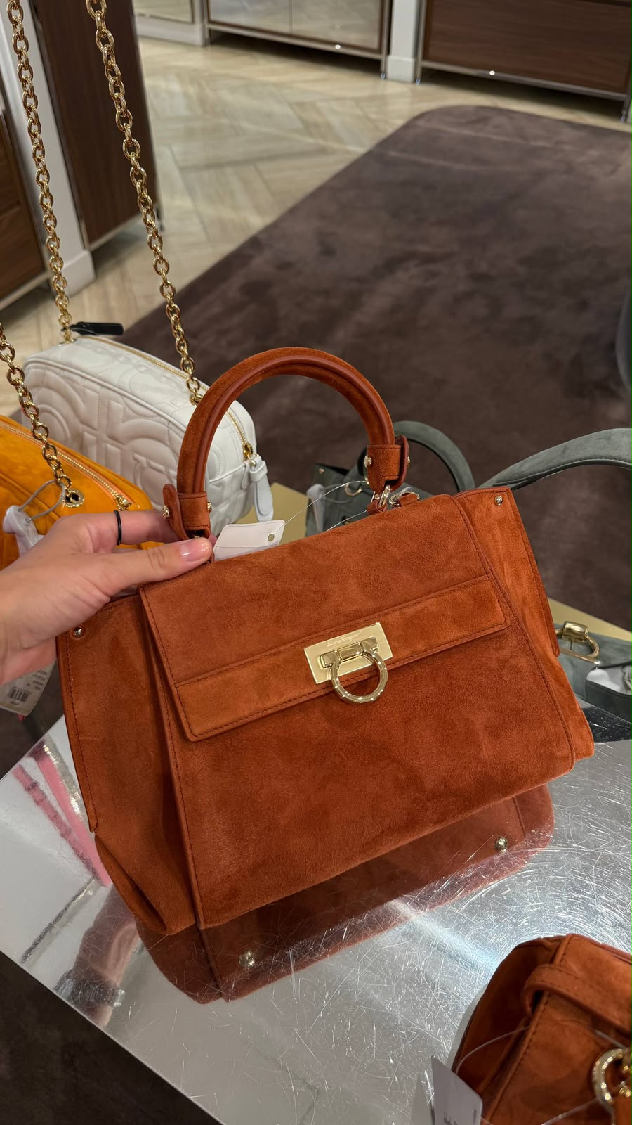 Ferragamo Studio Top Handle Bag