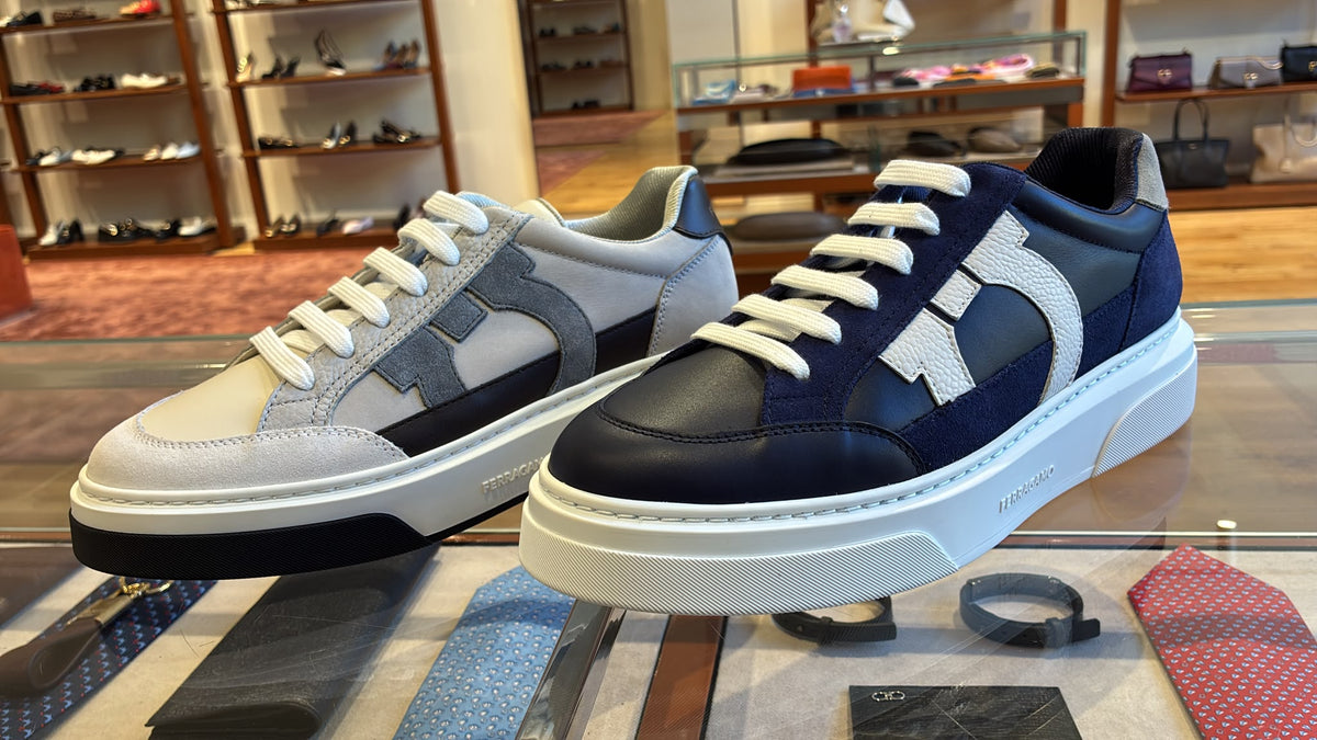 Ferragamo Gancini Low-Top Sneakers