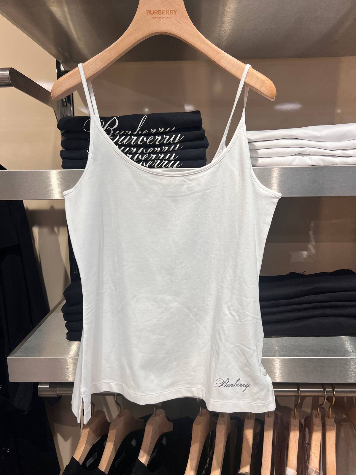 Logo Detail Cotton Camisole