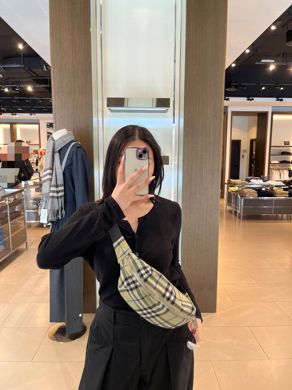Sonny Vintage Check Belt Bag