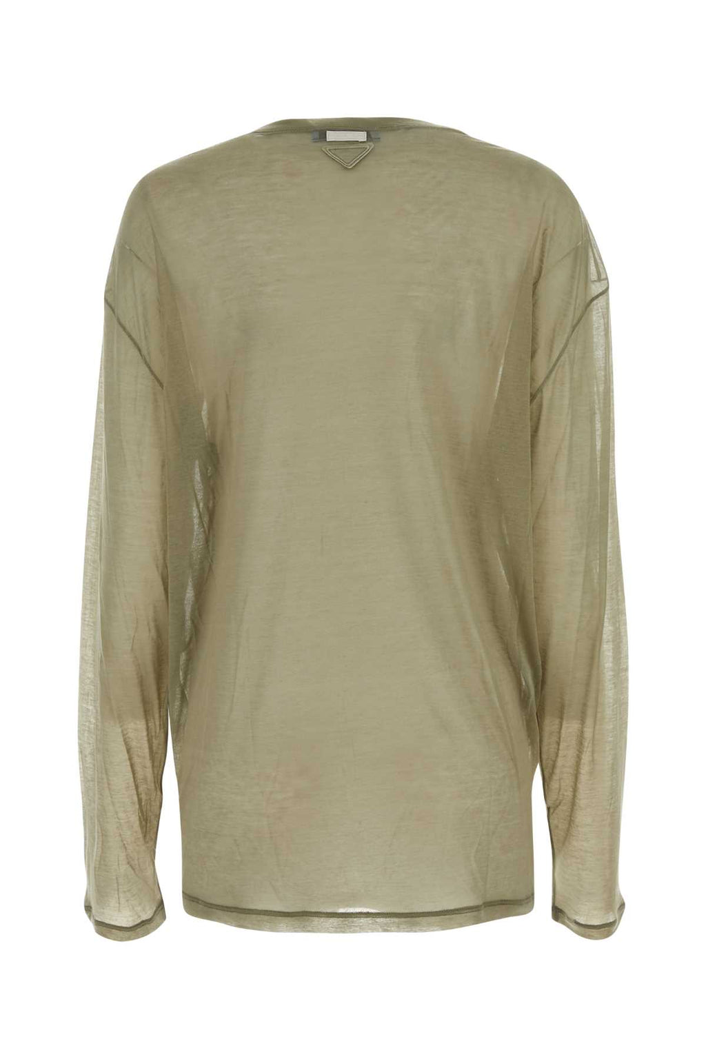 PRADA T-SHIRT For Women Exterior: 90% Lyocell 10% Silk