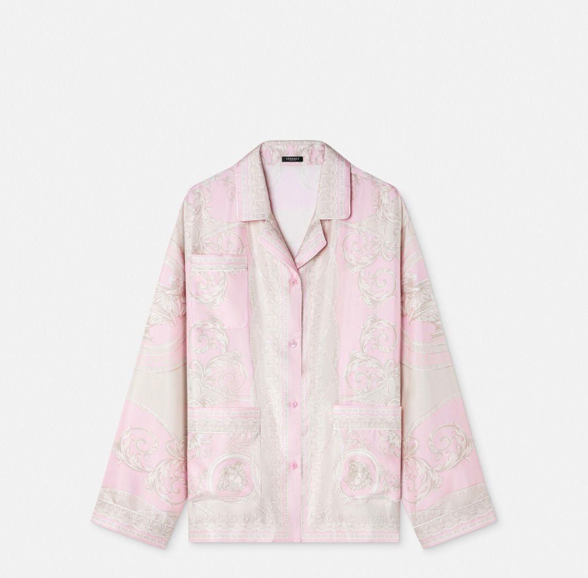 Barocco Silk Pajama Shirt