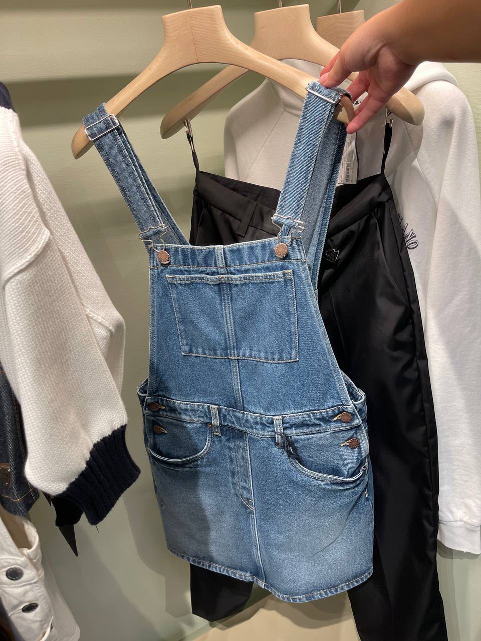 Denim Overall Dress