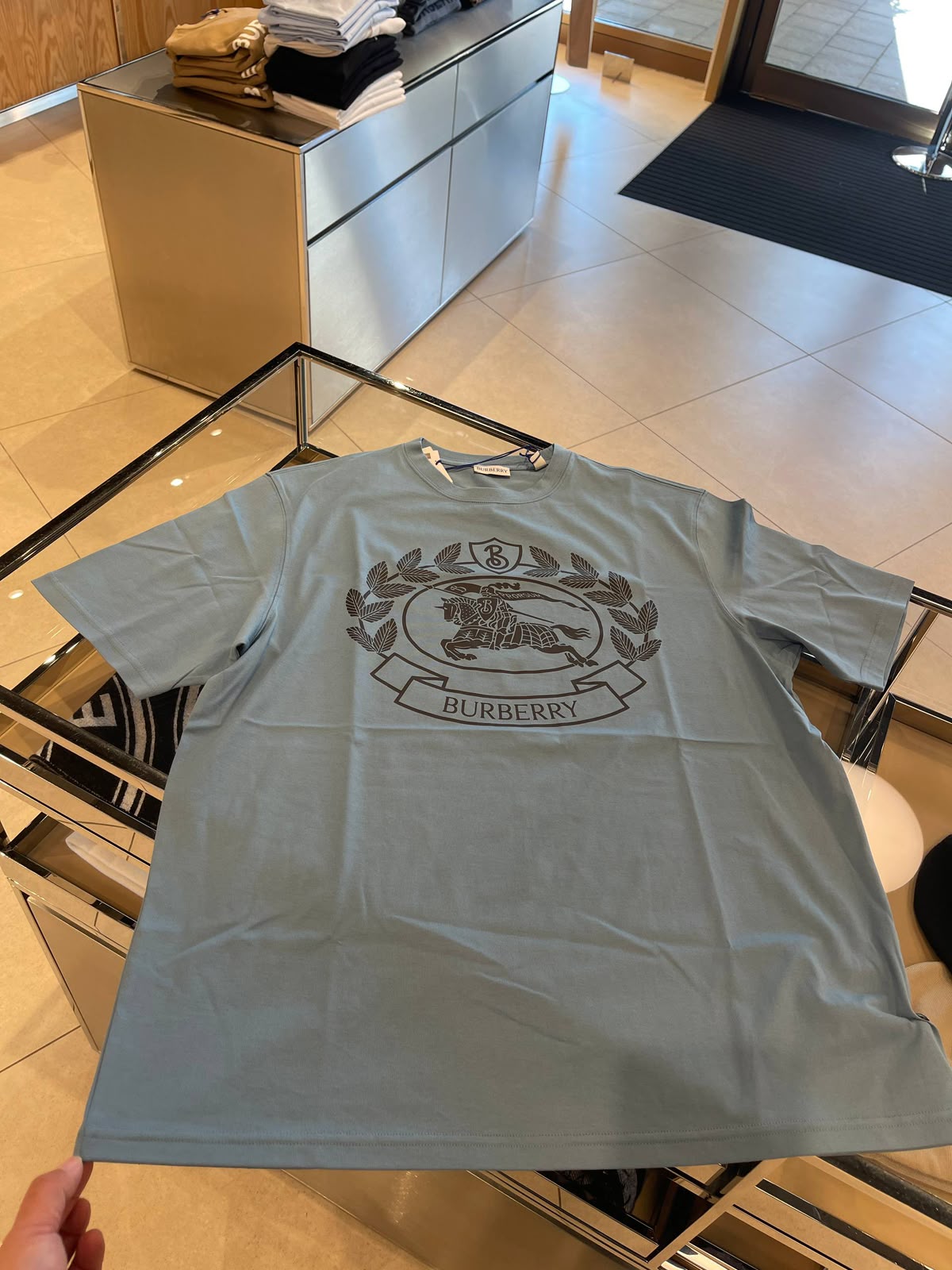 Equestrian Knight Design Cotton T-shirt