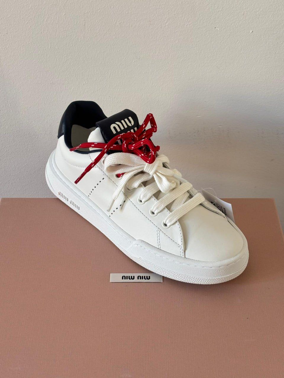Miu Miu Leather Sneakers