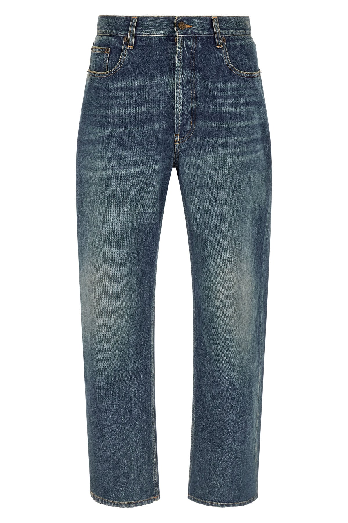 Straight leg jeans