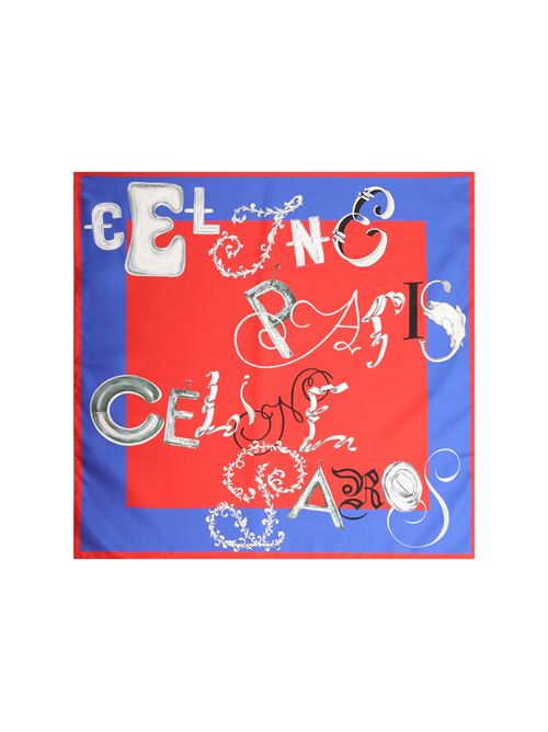 Paris Printed Silk Scarf