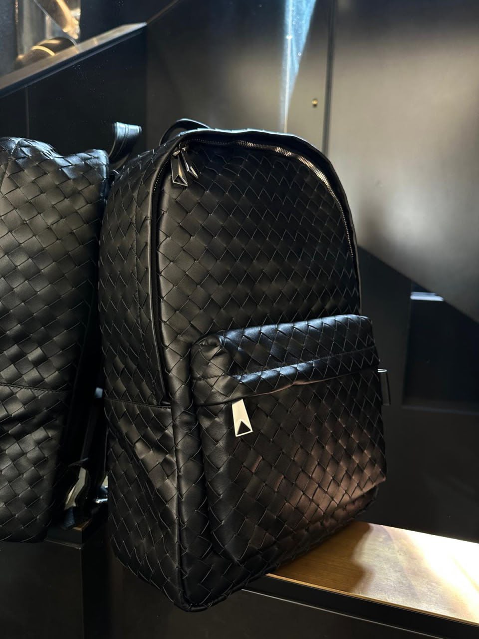 Intrecciato Leather Backpack