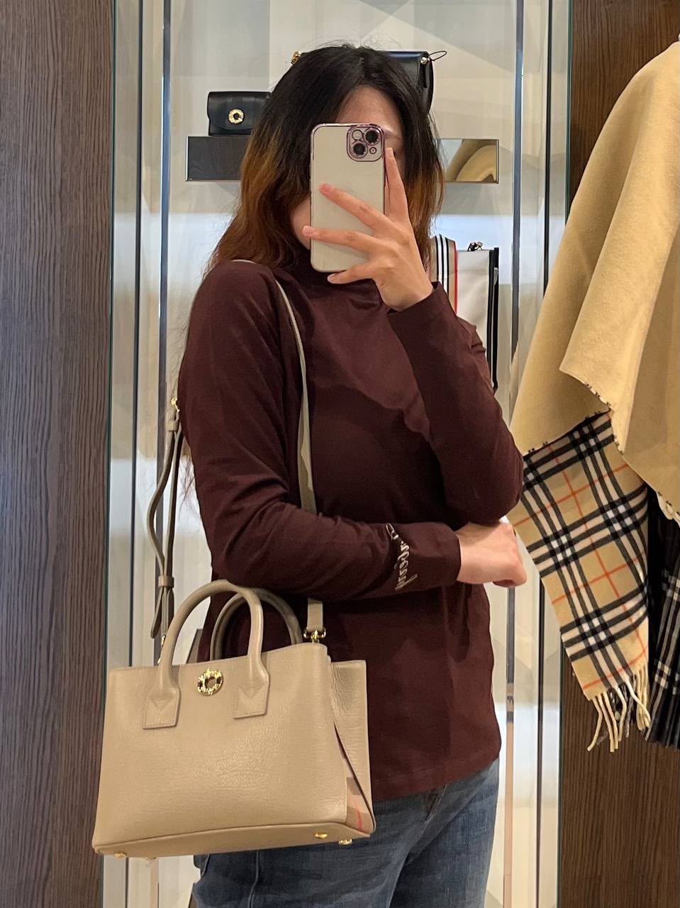 Small Leather Tote Bag