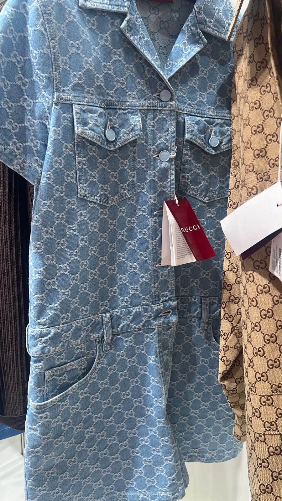 GG Denim Jumpsuit